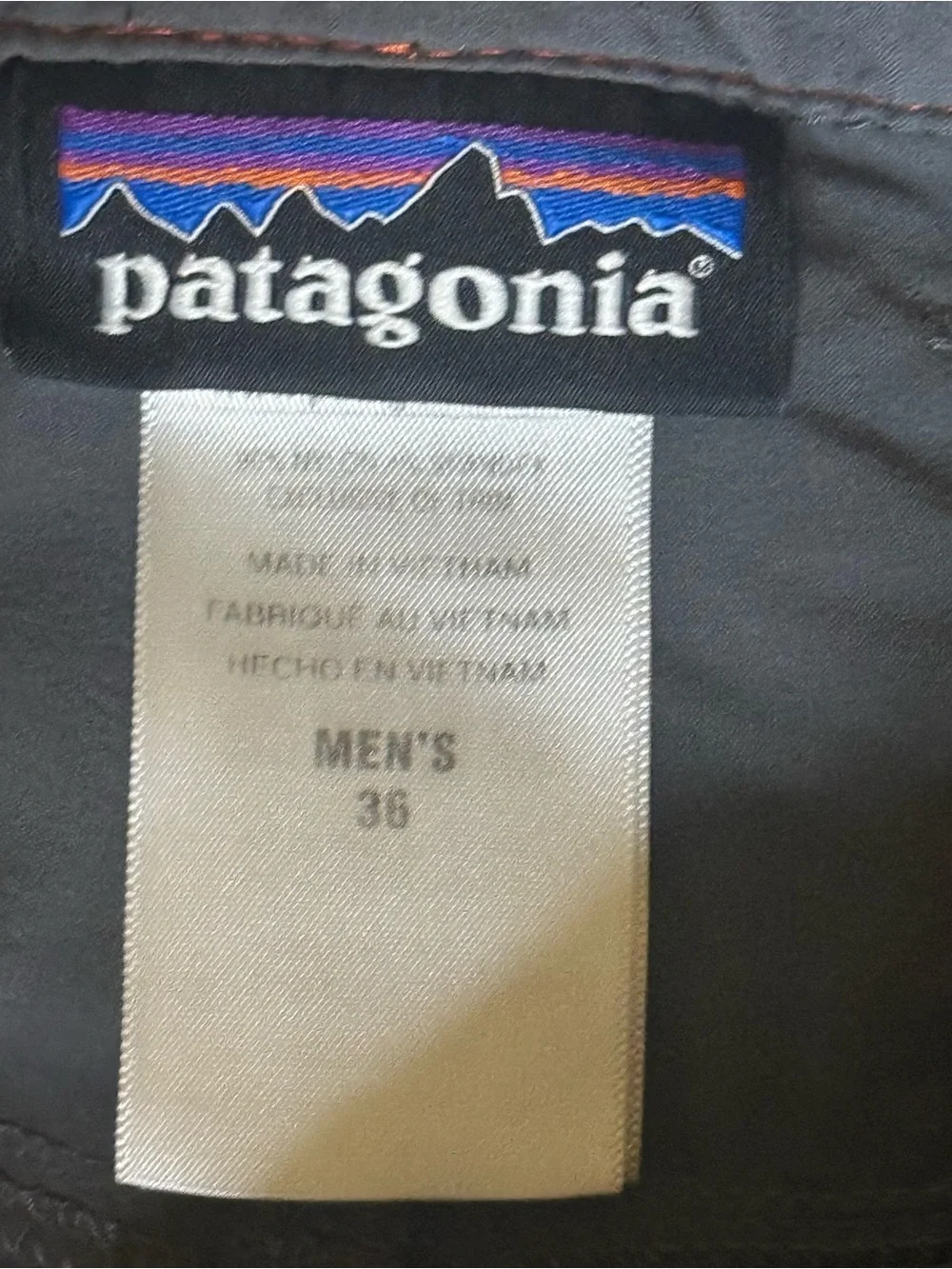 Patagonia Men's Charcoal Hybrid Adventure Shorts